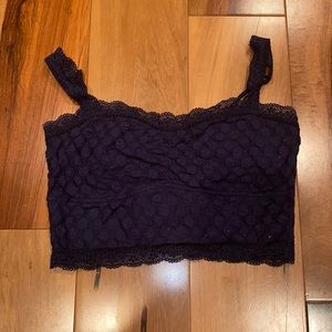 LIKE NEW- ABERCROMBIE KIDS NAVY BLUE LACE BRALETTE SIZE XL